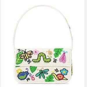NWT STAUD Tommy Beaded Bag, Bug Out